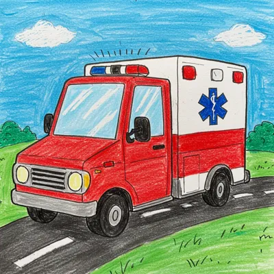 ambulances-coloring-pages