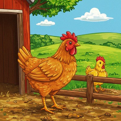 chickens-coloring-pages