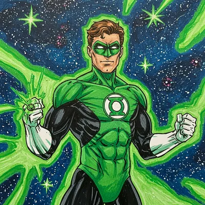 green-lantern-coloring-pages