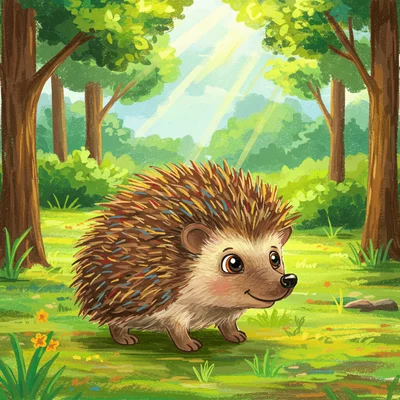 hedgehogs-coloring-pages