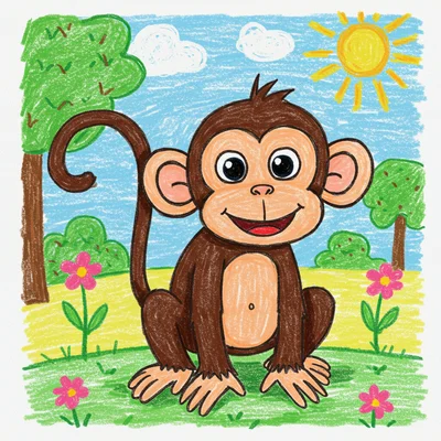 monkeys-coloring-pages