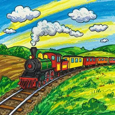 trains-coloring-pages