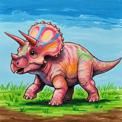 triceratops-coloring-pages