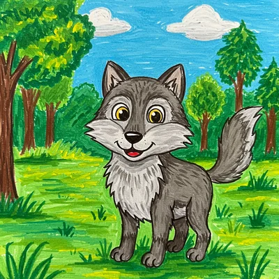 wolves-coloring-pages