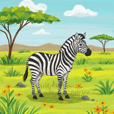zebras-coloring-pages