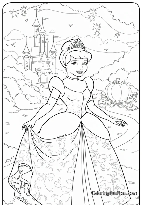 Cinderella castle pumpkin carriage