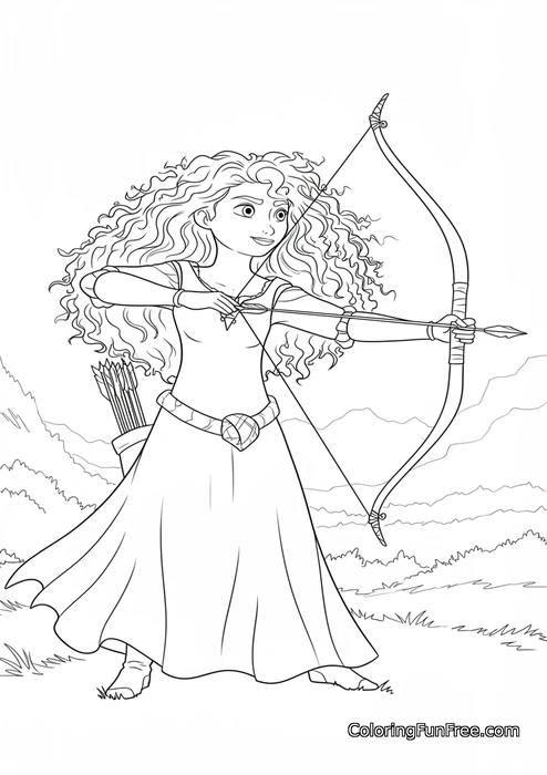 Merida archery bow arrow
