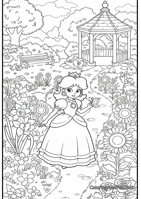 Princess Peach garden