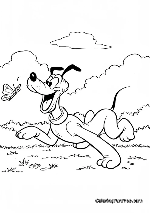 Pluto running