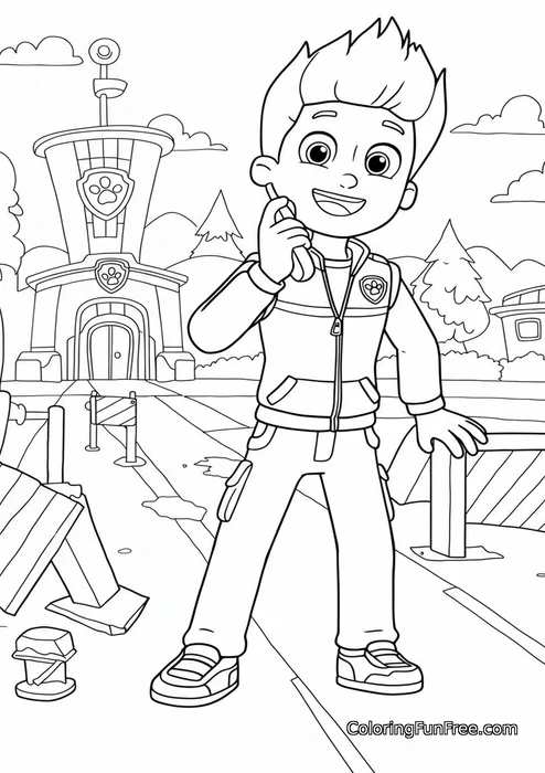 Paw Patrol Ryder lookout tower pup pad