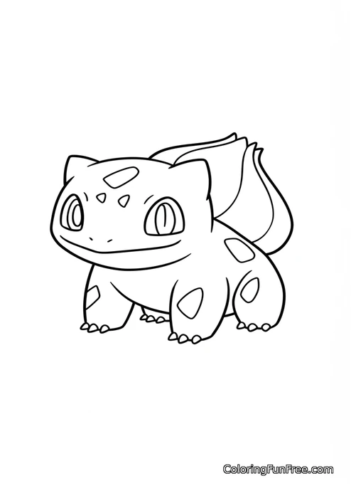 Pokemon bulbasaur standing