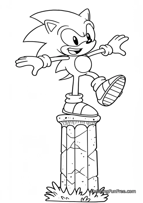 Sonic balancing on pillar