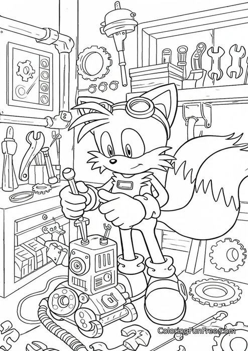 Tails in workshop robot