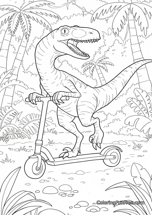 Raptor riding scooter-img