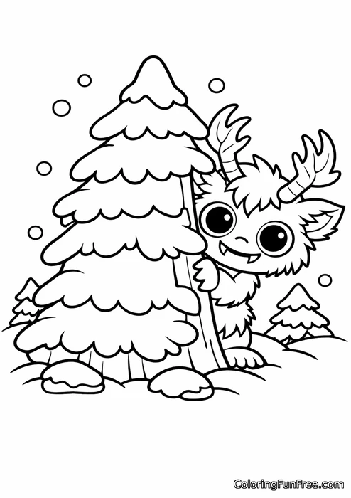 Baby wendigo peeking