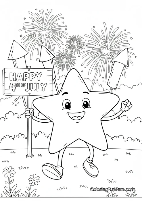 Cartoon Star Character