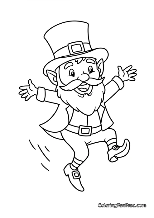 Jumping leprechaun