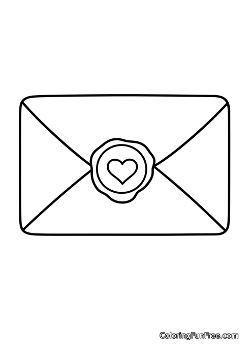 Envelope heart seal