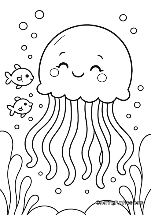 Cute jellyfish