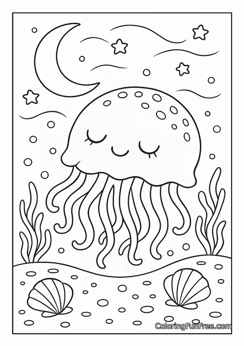 Sleeping jellyfish