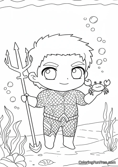Aquaman chibi style