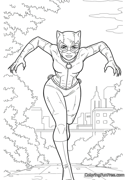 Catwoman run fast