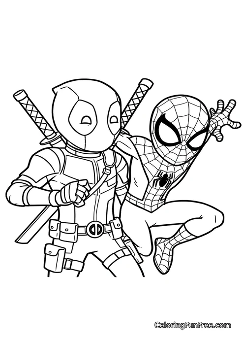 Deadpool and spiderman-img