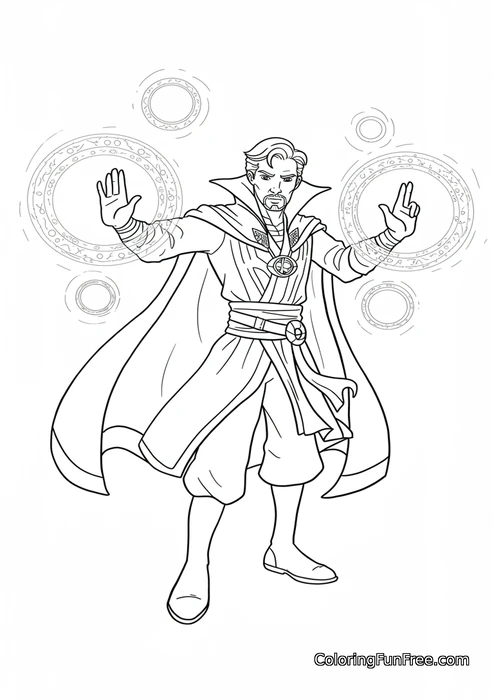 Doctor Strange casting spells