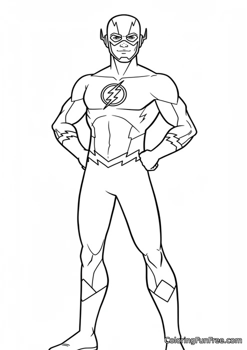 Flash standing full body portrait-img