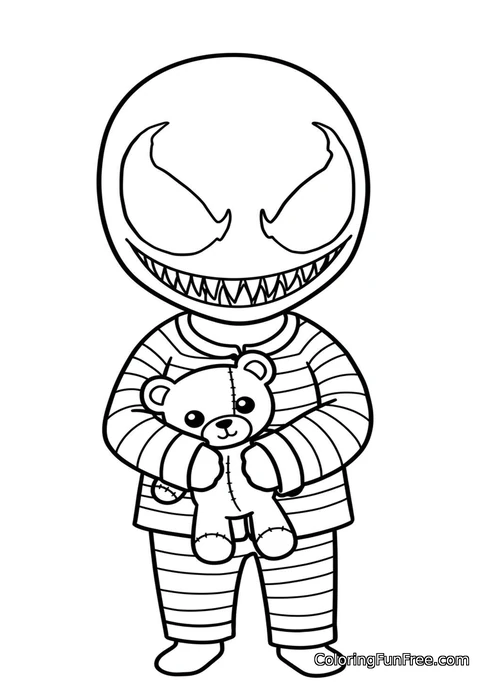 Chibi venom with bear