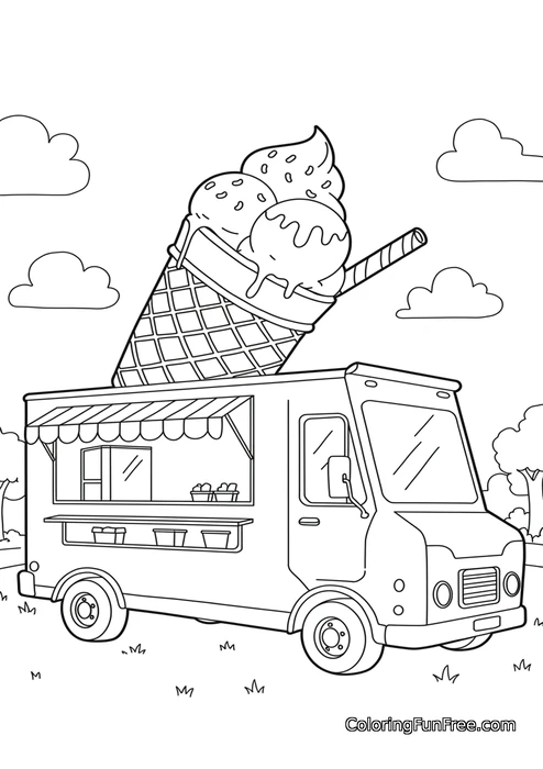 Ice cream truck
