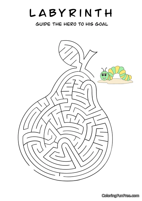 Caterpillar maze