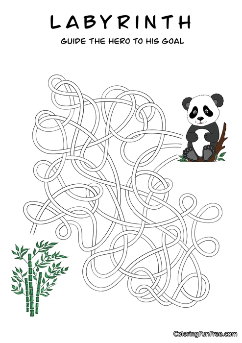 Panda maze